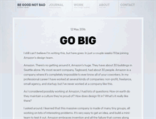 Tablet Screenshot of begoodnotbad.com